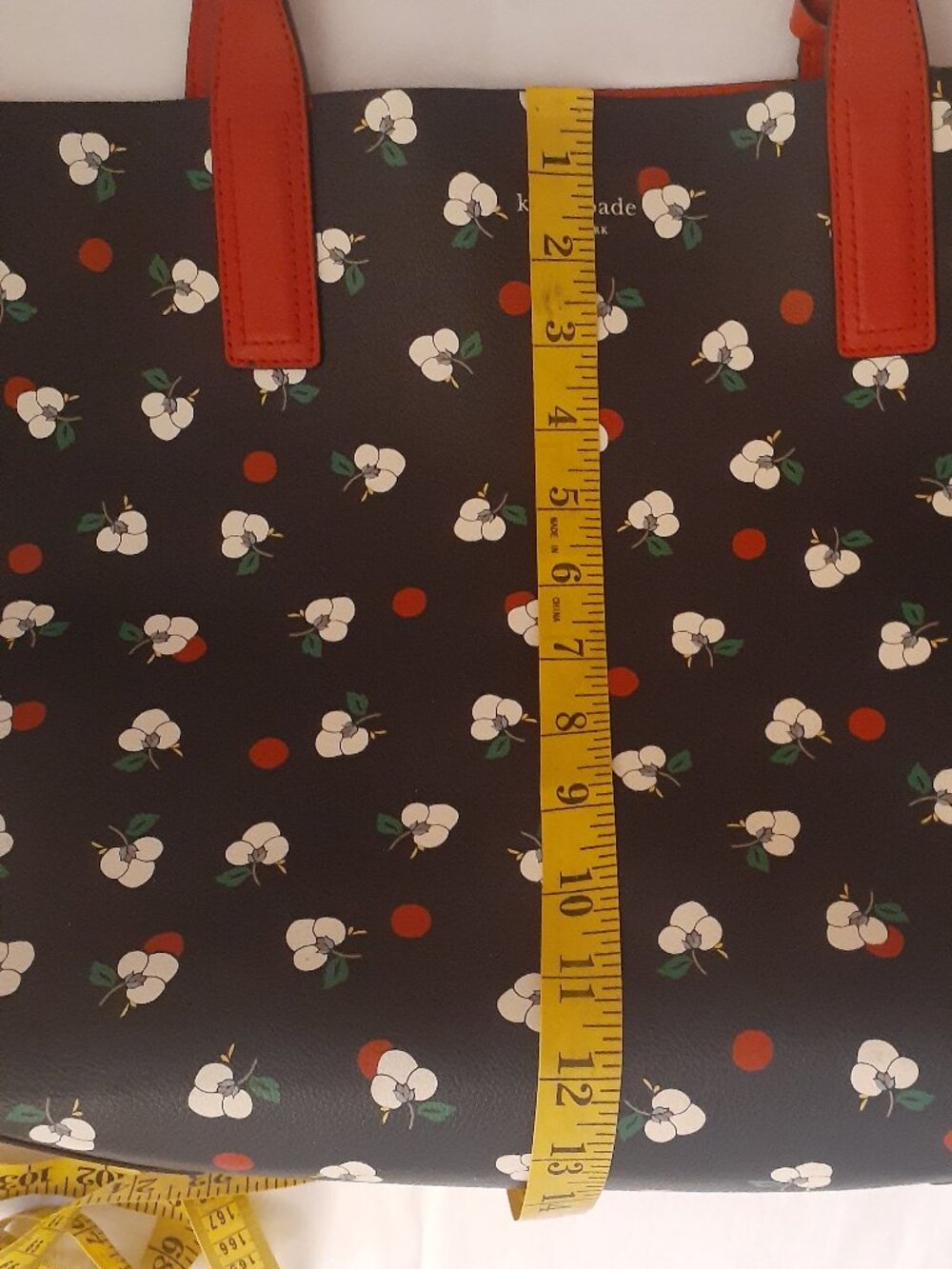 Kate Spade Floral  Reversible Leather Tote Bag - Picture 16 of 16